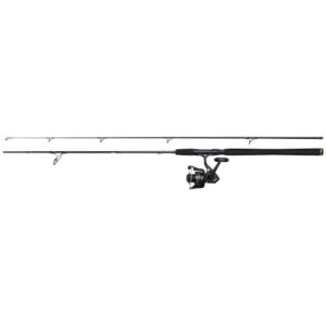 Penn Wrath II Spin Seeangel Rod und Reel Kombination, perfektes Werkzeug für die Seeangelung mit verschiedenen Wurfgewichten für verschiedene Situationen, ideal für Seehecht und viele andere Fischarten.