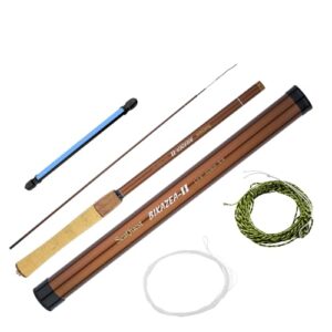 Hochwertige Tenkara-Anglerute SeaQuest BIKAZEA-II mit 419 cm Länge für Fluss-, See- und Küstenangeln