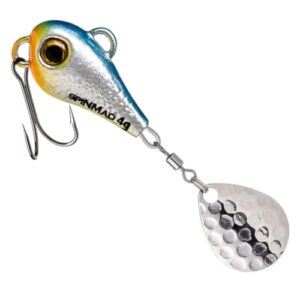 Fischfang-Techniken mit dem SpinMad 4g Bleikopfspinner, Jig Spinner mit farbigem Lieblingskörper, für erfolgreichen Fischfang