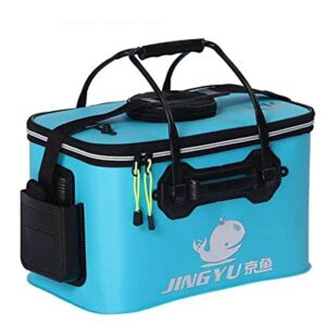 Multifunktionaler Angeleimer aus dem Set Tang Dao, Azur, 25/30/39 Liter für Angeln und Camping