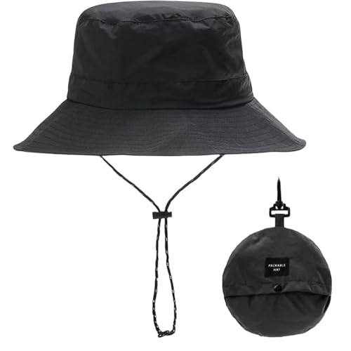 XinYangMao Sonnenhut für Damen und Herren - Verstellbarer Fischerhut mit UV-Schutz und Wasserdichter Hut für Outdoor-Aktivitäten wie Wandern, Angeln und Gartenarbeit.