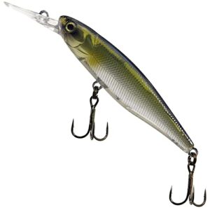Illex DD Squirrel 67 SP Wobbler, Farbe SG Ayu, hochwertiger Wobbler für Spinnfischen auf Barsche und Forellen