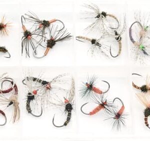 Brent's Favorite Tenkara Kebari Combo mit 24 verschiedenen Fliegen für Tenkara-Fans