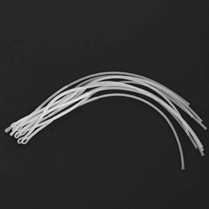 Angelschnur mit Loop-Line-Anschluss, Fly-Loop-Schnur, 10 Stück, Gelb, 30 Lb Angelschlaufen