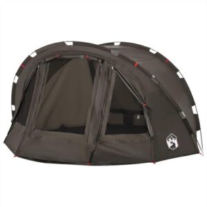 Hochwertiges Campingzelt für Angler, Steckverbindungssystem, E-Anschluss, wasserdichter Polyester mit PU-Beschichtung, perfekt für den Einsatz auf dem Wasser.
