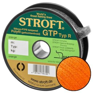 WAKU Schnur STROFT GTP Typ R geflochte 250m orange, hochwertige Schnur für verschiedene Anwendungen, robust und widerstandsfähig
