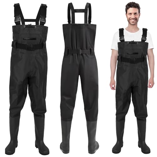 Wasserdichte Wathosen mit Stiefel, ideal für Angeln, Bauernhöfe und Gärten