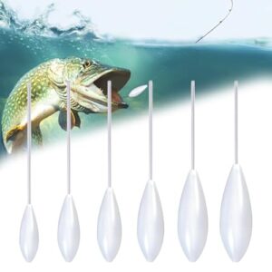 Wjelet Sbirolino Set, 6 Stück Spirolino (8, 10, 12, 20, 25, 30 g) Schwimmend, Angelzubehör für Forellenpose, Angeln mit Spirolino Forelle Set für Forellenteig und Spoons