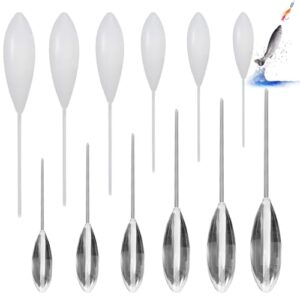 BNGXR 12 Stück Spirolino Forelle Set, Angelzubehör für Forellenköder mit 6x Schwimmend und 6x Sinkend in verschiedenen Gewichten