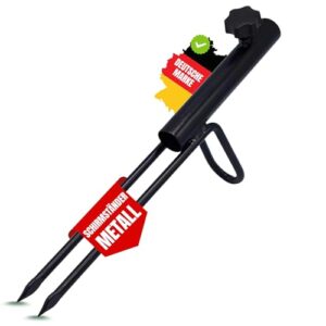 Zite Fishing Schirm-Ständer für Angelschirme, hochwertiger Schirmhalter mit extra spitzen Erdspießen, ideal für Schirmzelte und Angelschirme mit Standard-Schirmstangen-Durchmesser bis 22mm