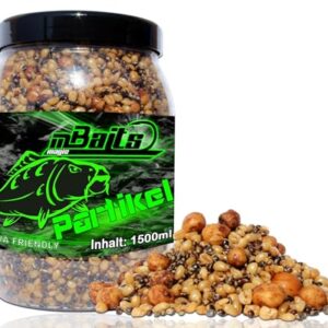 Angel-Berger Ready Particle - gekochte Partikel in Spod Mix, 1500 ml für Angelsportler, effektive Alternative zu Boilies und Pellets