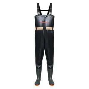 Herren Angelhosen mit Stiefeln, wasserdichte und atmungsaktive Hose für Angeln, Wassersport und Outdoor Aktivitäten