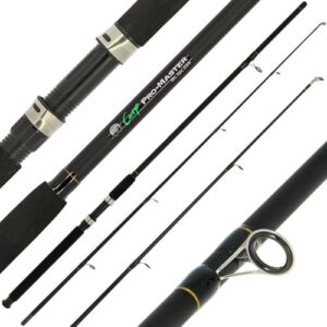 Carp Master 8 ft Karpfenangelrute mit Fiberglas-Blank und robustem Testkurbel für Einsteiger und Freizeitangler