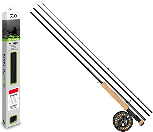DAIWA S4 Fliegenfischen Combo 2,4 m / #4/4/5 Rolle – WF4F – DTF80443