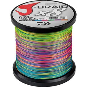 Daiwa J-Braid X8, 0.20mm, 1500 Meter Multi Fischerei Schnur, hochwertige und robuste Schnur für Ihre nächste Fischerei-Abenteuer