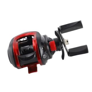 Baitcasting-Rolle für den rechten Hand, Dpofirs Baitcasting-Angelrolle, hochwertiges Produkt für Angelbegeisterte mit Anti-Explosions-Schnurfunktion und robustem Material
