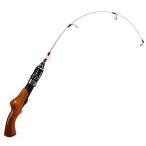 Ultraleichte Eisangelrute für die Jagd auf Walleye, Barsch und Panfish. 23 Zoll lang und hochempfindlich.
