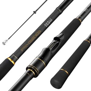 Finesse Surf Angelrute, Kohlefaser Rute, 328 cm MH, Ultraleicht, Hochempfindlichkeit, Graphitstange, Salzwasser Offshore Surf Angelrute mit korrosionsbeständigen Führungen