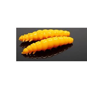 Libra Lures Larva 30 30mm 3cm Käse Dark Yellow 008 - Bienenmade für auftreibendes Angeln bei Forellenangeln