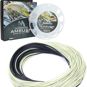 Hochwertige Fliegenschnur für Fliegenfischer mit 100 FT Länge, 3 IPS Sinkrate und optimaler Balance zwischen Abtaumittel und Wirksamkeit.