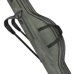Wasserdichte Angelruten-Tasche mit 3 oder 4 Rutenfächern und zusätzlichen Außenfächern für Zubehör und Kescher - ideal für Angler mit verschiedenen Lenken