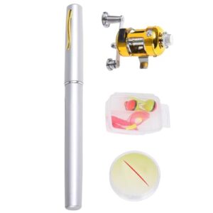 Taschen-Stift-Angelrute, kompakte Angelrute für Wanderer und Angler