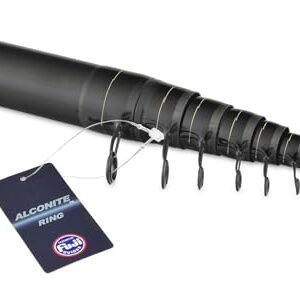 Hochwertige Angelrute Tubertini Bolognese R18 von Fuji, mit 6 Montierten ausgestattet und ideal für verschiedene Arten von Fischen.