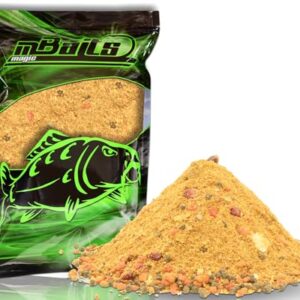 Angel-Berger Magic Baits Method Feeder Mix, 1 kg Angelfutter für Groundbait und Grundfutter mit Cheesy Barbel Geschmack