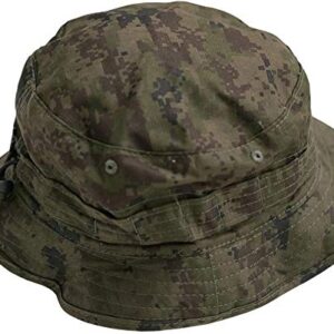 Kamouflage-Mütze für Outdoor-Aktivitäten, UV-Schutz, atmungsaktives Material, veränderbarer Kinnriemen