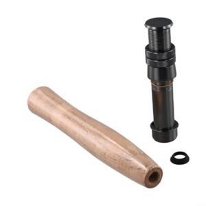 Kork-Ersatz-Angelrutengriff-Sitz mit Spule, Reparatur-Set für Fliegen, leicht und wendig, 10 mm Innendurchmesser