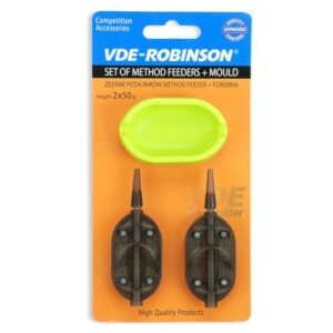 Method Feeder Set von ROBINSON mit Futterkorb für Karpfen, Brassen und Friedfische - hochwertiges Material und gleichmäßige Bait-Freigabe am Grund