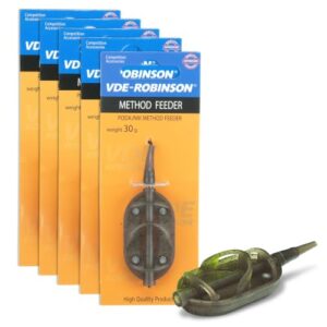 ROBINSON Method Feeder Set, Futterkorb für Karpfen, Brassen & Friedfisch