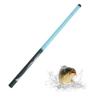 Leichte Stream Angelrute aus Fiberglas für Anfänger, ideal für Karpfenfische, Wildtanks und Flüsse