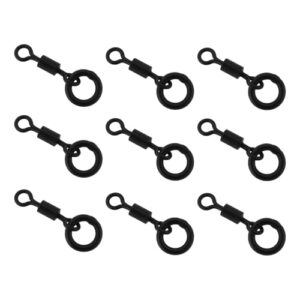 Hochwertige Micro Ring Swivels für Reservoir Angeln und Karpfen Angeln, 50 Stücke, 20# Gewicht