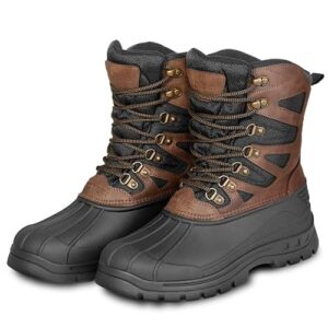 Mega Fishing ProTRAX Thermo Winter Stiefel für Angel-, Jagd- und Outdoor-Aktivitäten, wasserdichte und kältestabile Konstruktion mit Anti-Rutsch-Gummisohle und warm gefüllter Innensohle.