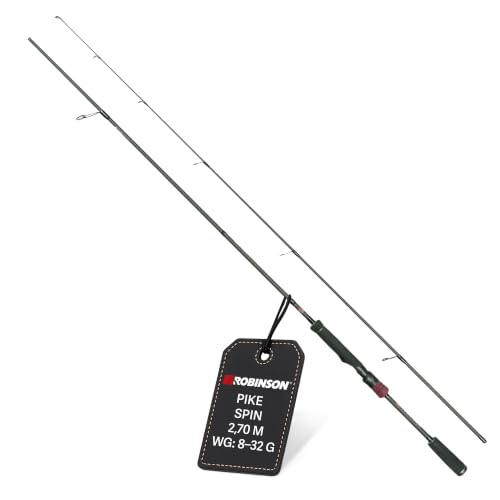 Robinson Spinnrute Hochmodul-Carbon 2,70 m mit 8-32 g Gewicht für die Fischerei perfekt geeignet