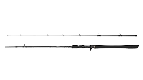 Savage Gear Alpha SG2 Jerkbait Baitcasting Angelrute für Süßwasser-Raubfisch-Fang, 24+30T Carbon-Blank, 2,06 m, 80–150 g