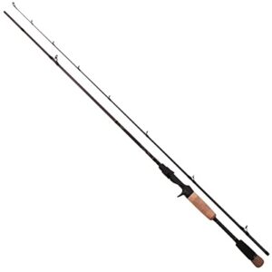 Ultimate Light Casting Baitcaster Angelrute mit Kork-Handle und EVA-Grip, ideal für den Jiggen und Werfen leichter Köder, perfekt für die Jagd nach Barschen und Zandern