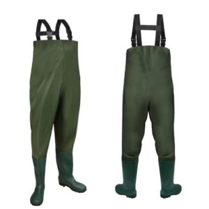 Wasserdichte Angelhose mit rutschfesten Gummistiefeln für Fischerei, Jagd und Freizeitaktivitäten